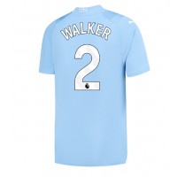 Fotbalové Dres Manchester City Kyle Walker #2 Domácí 2023-24 Krátký Rukáv